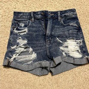 2 pairs of american eagle jean shorts